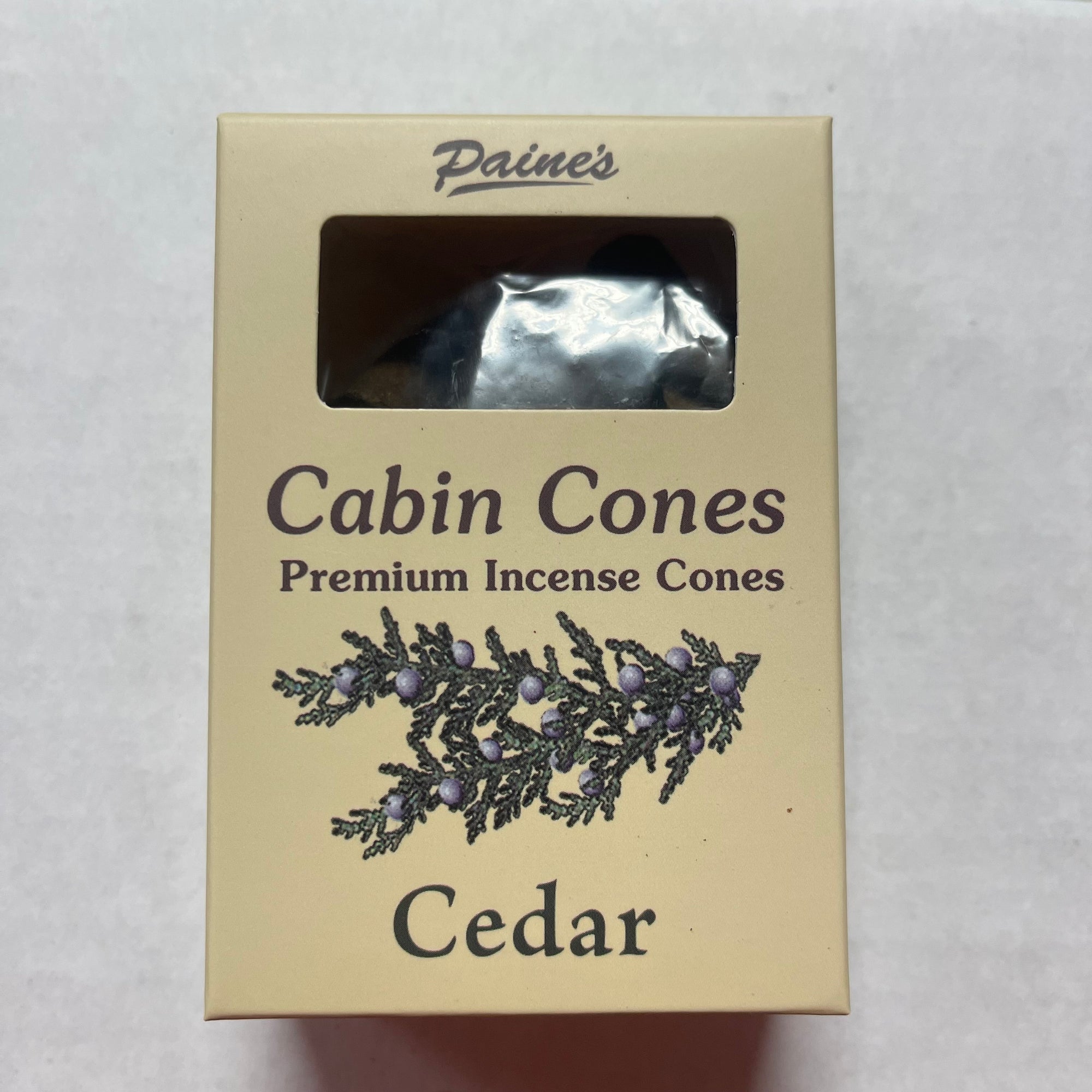 Paine's Incense Cones Boxed- Cedar