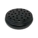 Incense Burner, 3" D Stars.