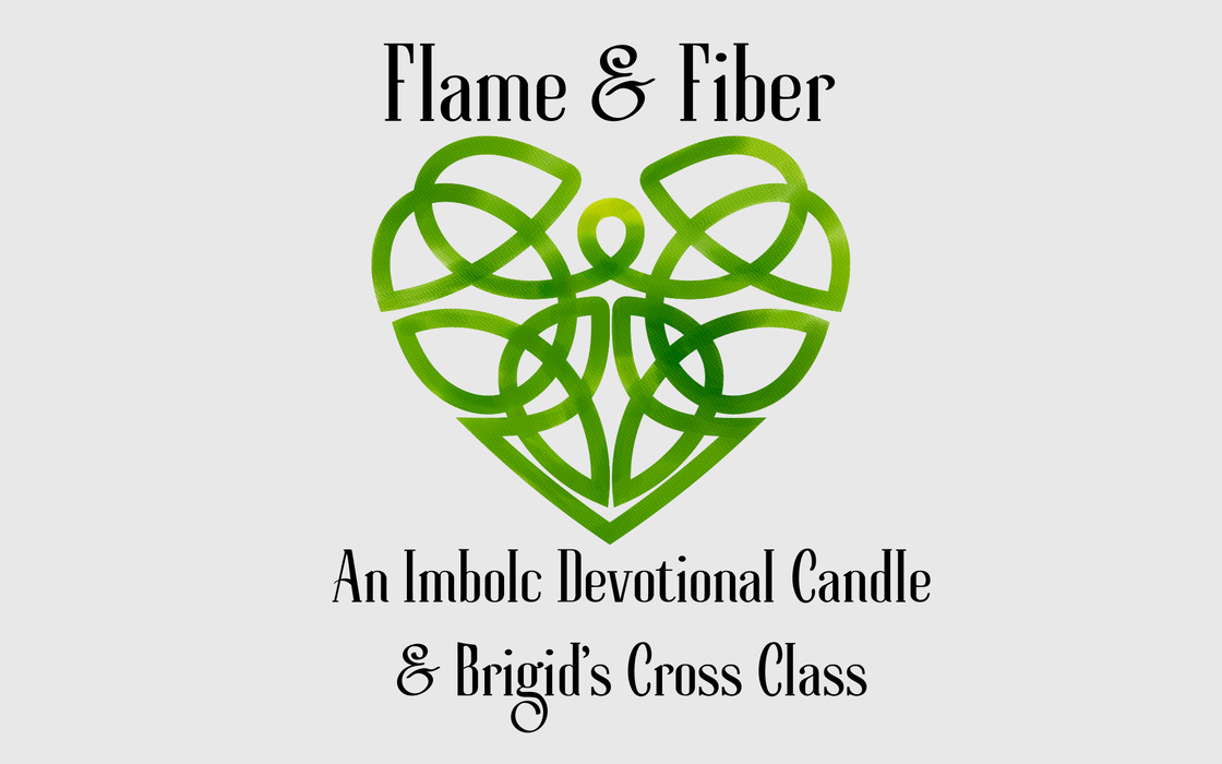 Flame & Fiber: An Imbolc Devotional Candle & Brigid's Cross Class