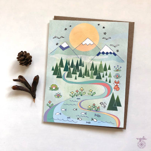 Mountain Greeting Card