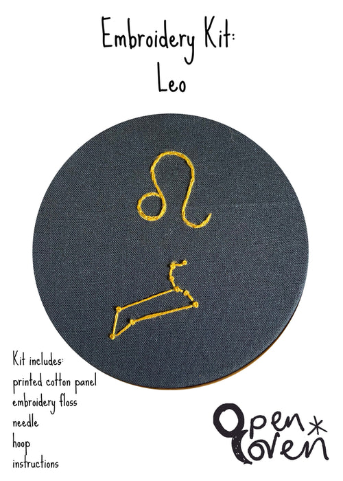 OC Embroidery Kits Leo