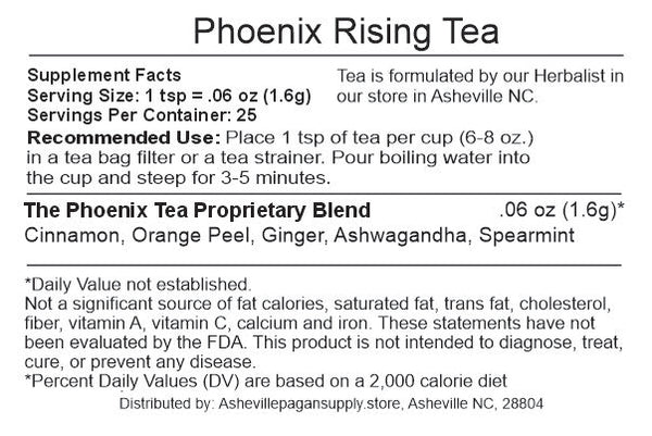 Phoenix Rising Tea - Asheville Pagan Supply