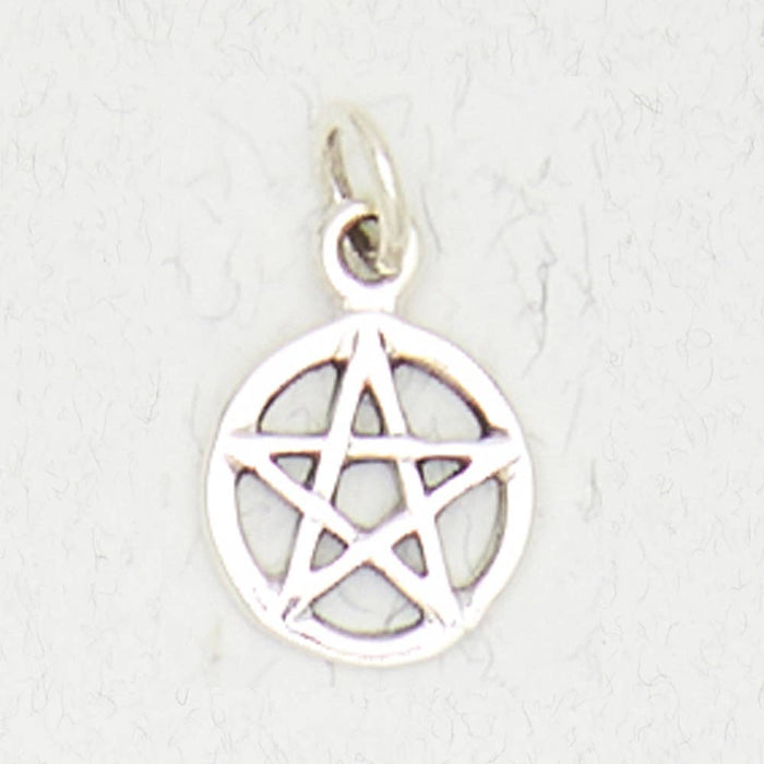 Sterling Silver Pendant - Pentacle: Sterling Silver