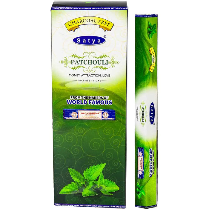 Satya Hexagonal Pack Incense - Patchouli