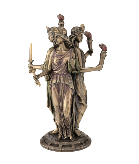 Hecate Greek Triple Goddess of Magic Statue