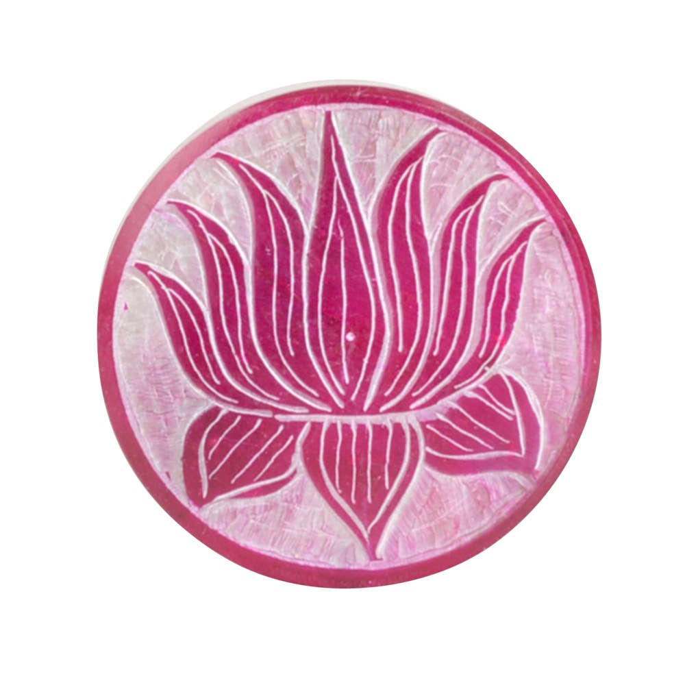 Soapstone Lotus Box 2"