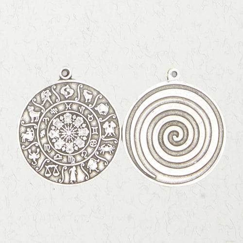 Talisman Necklace - The Planetary Symbols: Pewter