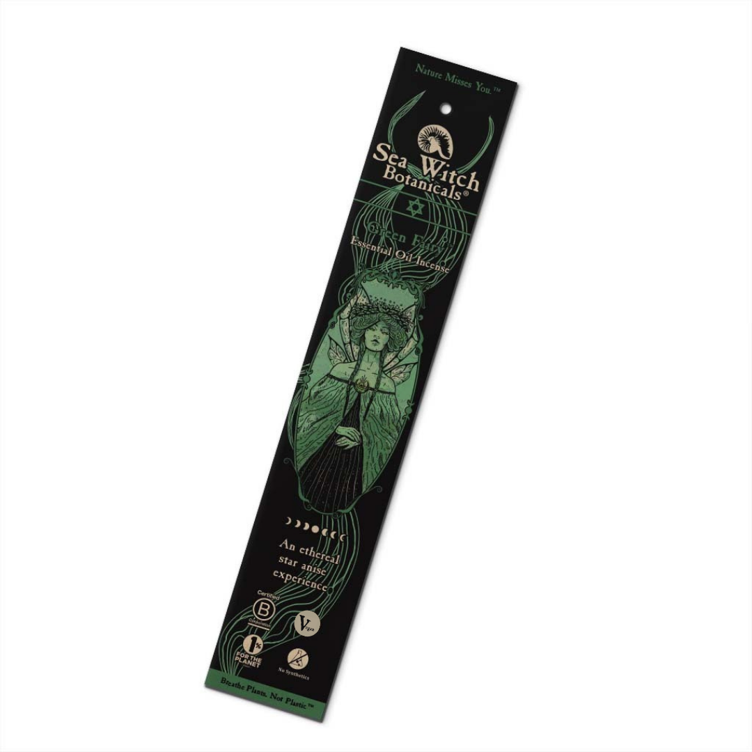 Sea Witch Botanical Incense: Green Fairy (20 Sticks)