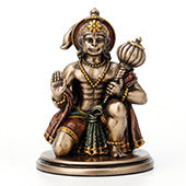 Half Kneeling Hanuman Statue