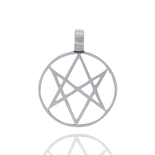 Wicca Necklace - Hexagram: Pewter