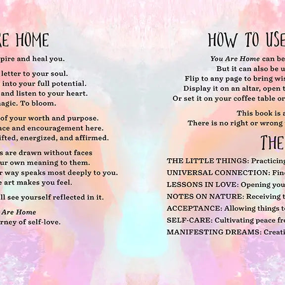 You Are Home: Affirmations To Lighten Your Heart & Lift Soul