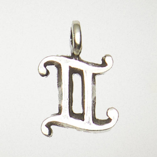Zodiac Necklace - Gemini: Pewter