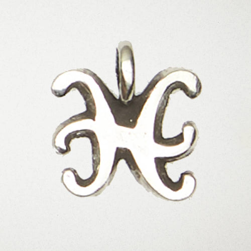 Zodiac Necklace - Pisces: Pewter