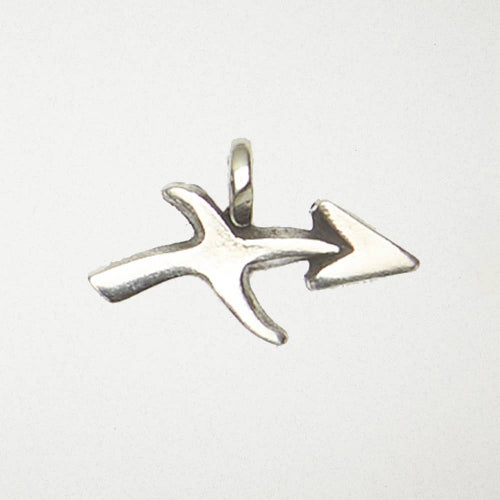 Zodiac Necklace - Sagittarius: Pewter