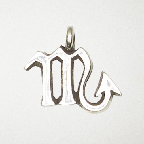 Zodiac Necklace - Scorpio: Pewter