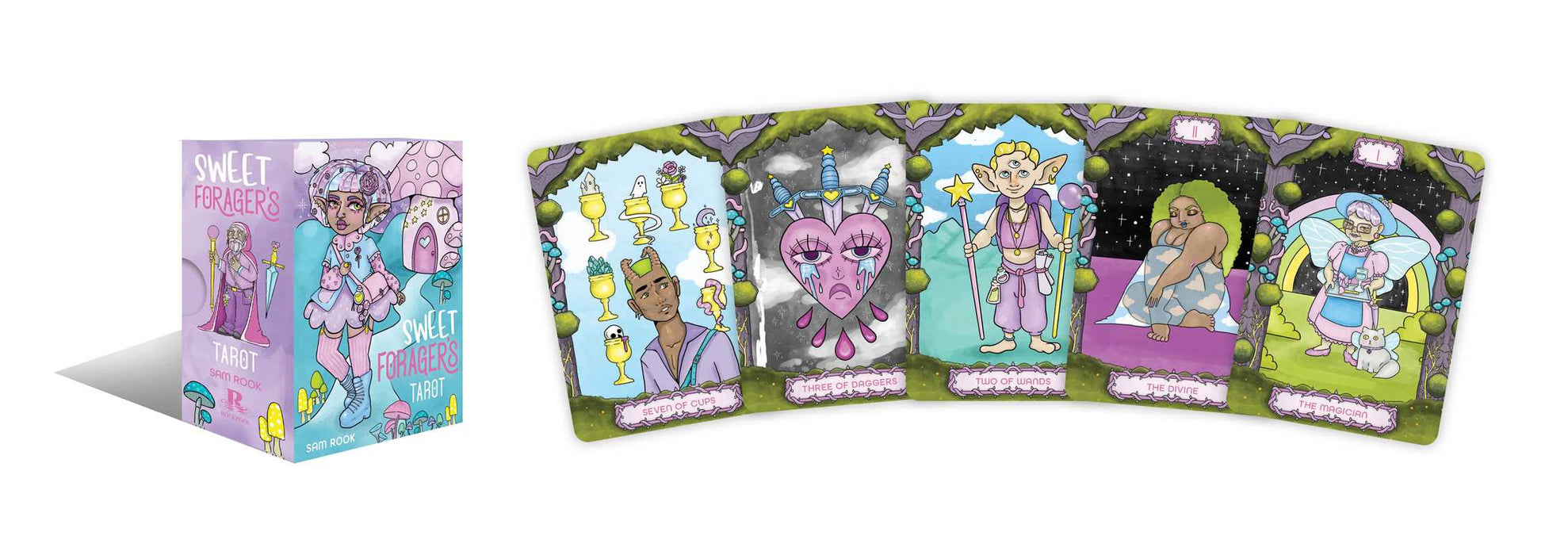 Sweet Forager's Tarot by Sam Rook: Flashcards; 176 pages / English