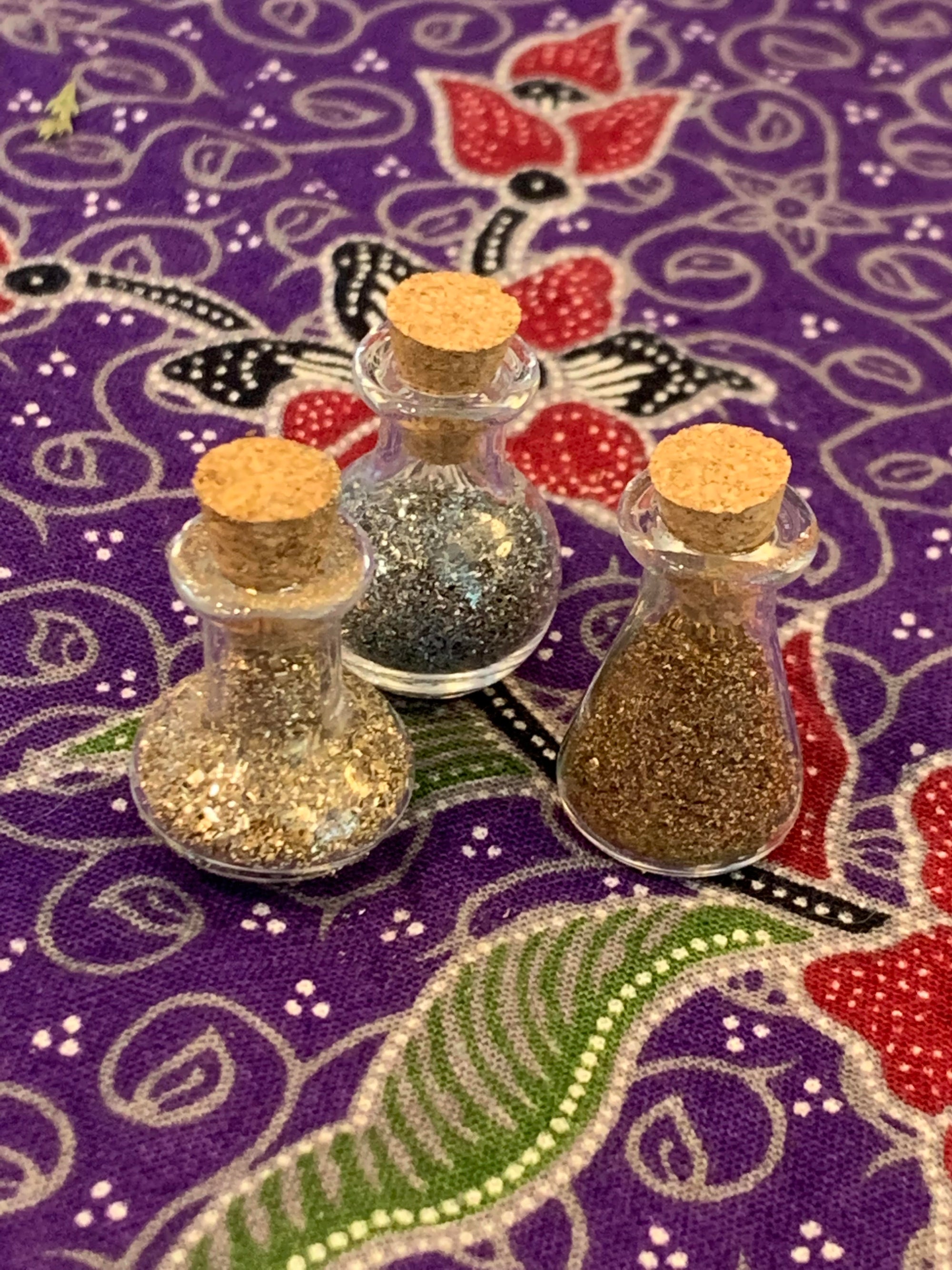 Metal 'Confetti' jars