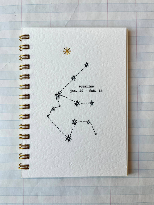 Zodiac Constellations Notebook