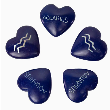 Soapstone Zodiac Heart