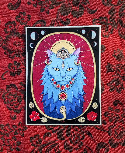 Kali Cat Vinyl Sticker