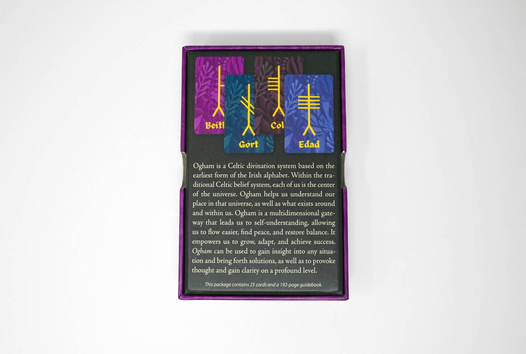 Ogham: 25-Card Deck and 192-Page Guidebook