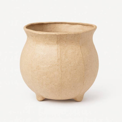 Paper Mache Witches Cauldron - 6-1/2" H x 6-1/2" Dia.