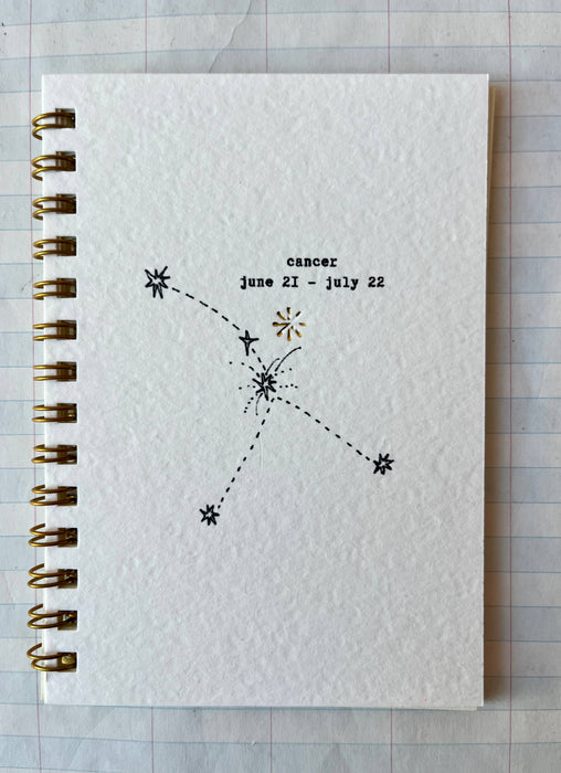 Zodiac Constellations Notebook