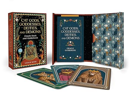 Cat Gods, Goddesses, Deities, and Demons Oracle Deck by Natalie Bovis