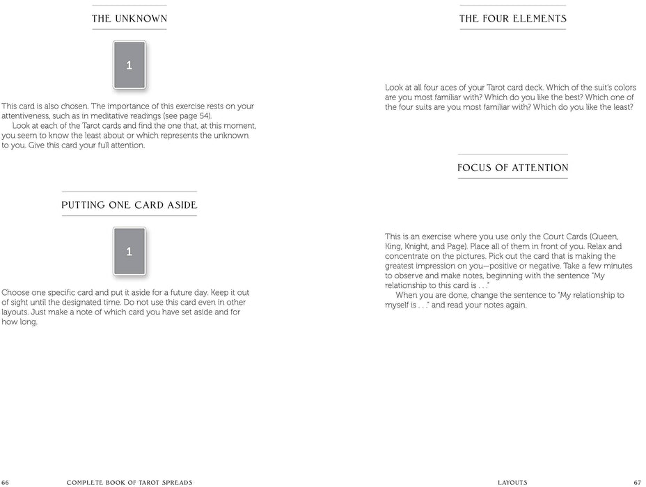 Complete Book of Tarot Spreads: Trade Paperback
