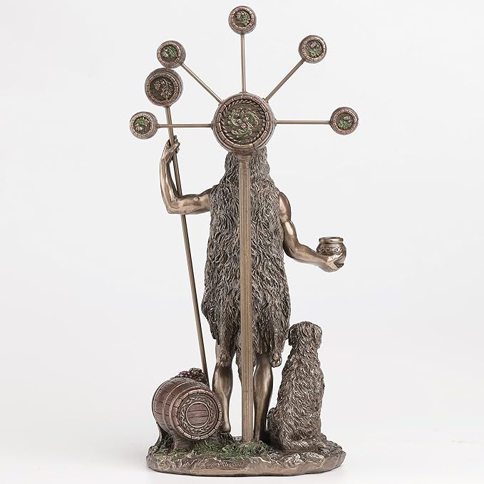 Sucellus The Celtic Hammer God of Nature and Fertility Statue