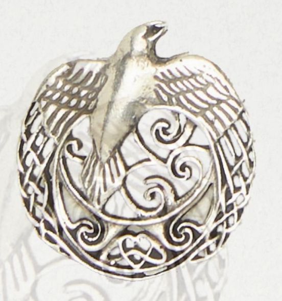 Celtic Raven II Necklace