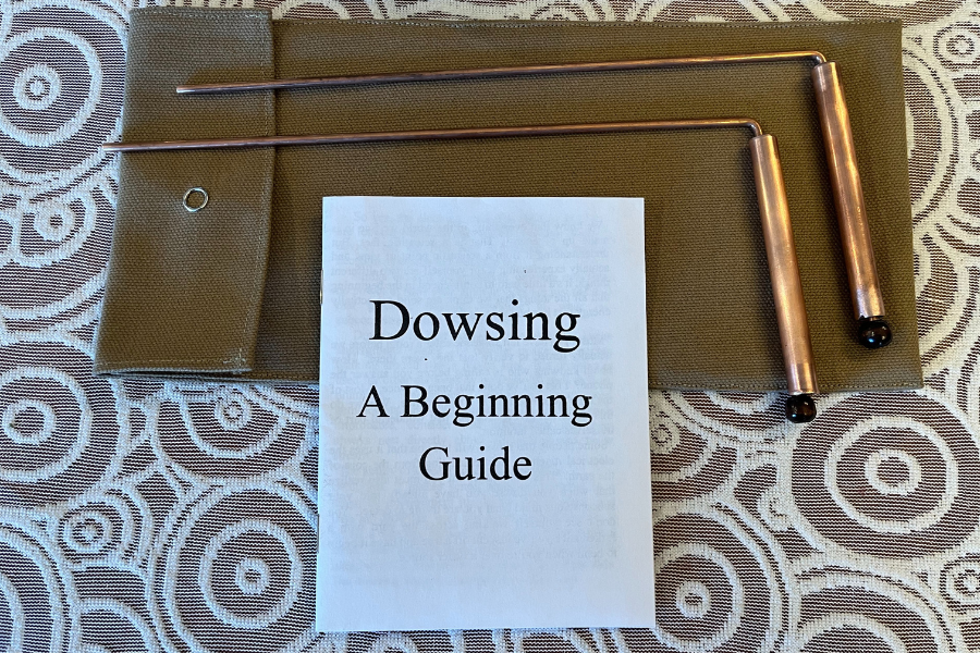 Dowsing Rods w Bag & Booklet 9"