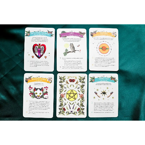 Elemental Spells: 44 Full-Color Cards & 56-Page Guide