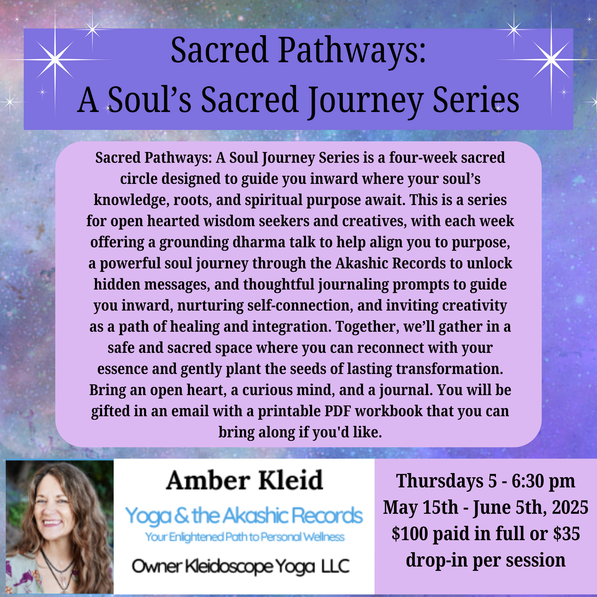 Sacred Pathways- A Soul Journey Series