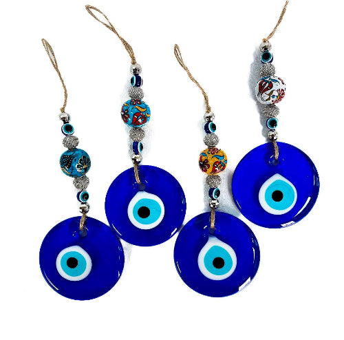 Evil Eye w/Large Bead Wall Hanging