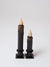 Black Battery Operated LED Timer Taper Candle