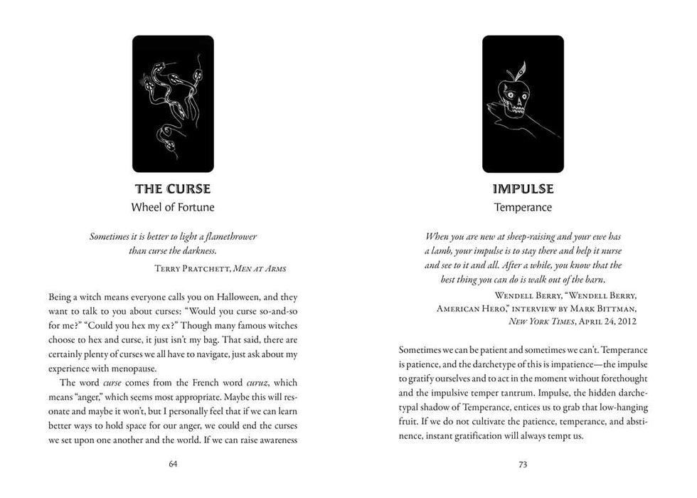 Shadow Seer Tarot by Maja D'Aoust: Flashcards; 256 pages / English