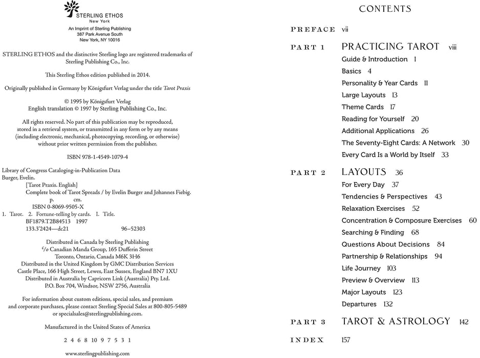 Complete Book of Tarot Spreads: Trade Paperback