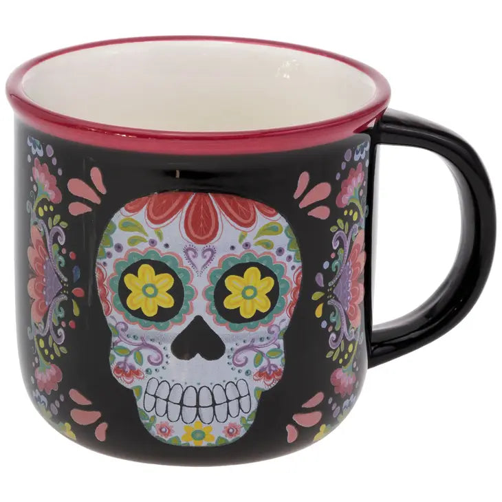 No Vida Cantina Ceramic Mug Day of the Dead