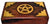 Pentagram Inlaid Wood Box 4x2.5x2"H