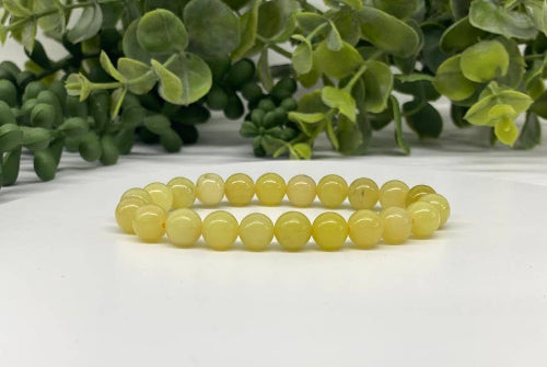 Healerite Semi-Precious Gemstone Stretchable Bracelet 8mm