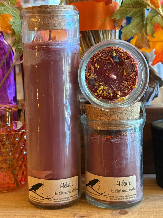 Hekate ~ the Chthonic Mother Candle