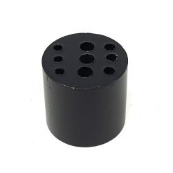 9 Hole -  Black Finish Incense Holder