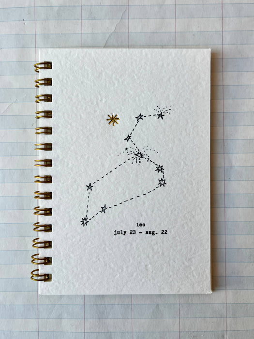 Zodiac Constellations Notebook