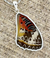 Leopard Lacewing Fine Silver Pendant