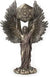 Metatron Holding Sacred Geometry Cube Statue
