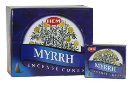 HEM Myrrh Incense (10 Cones)