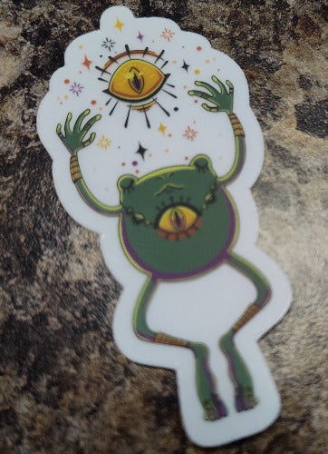 OWBA Mystic Frog Sticker - Small