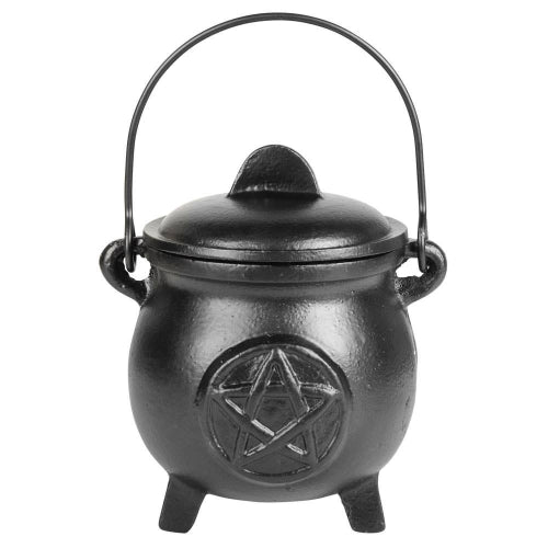 Cast Iron Cauldron Pentacle  5.1" x 7.5"