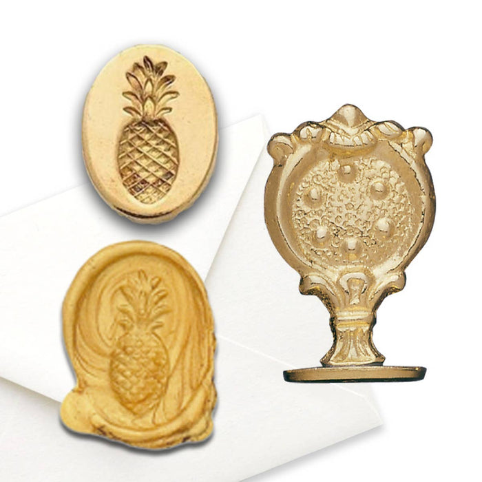 Florentine Brass Wax Seal Stampers-Pineapple